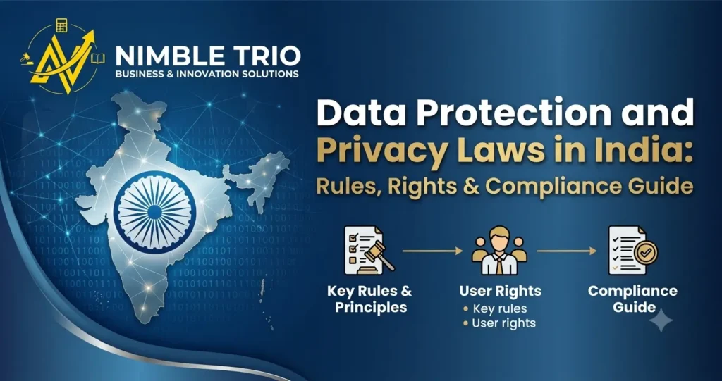 A comprehensive guide to Data Protection and Privacy Laws in India, highlighting rules, rights, and compliance.